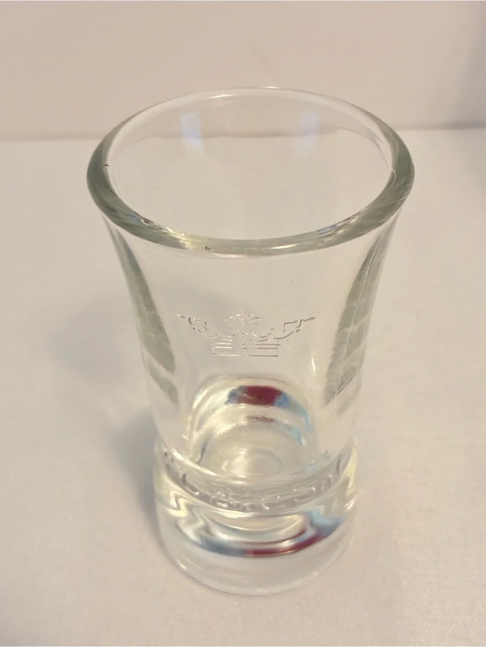 Sobieski Vodka Shot Glasses Clear Glass Set of 4